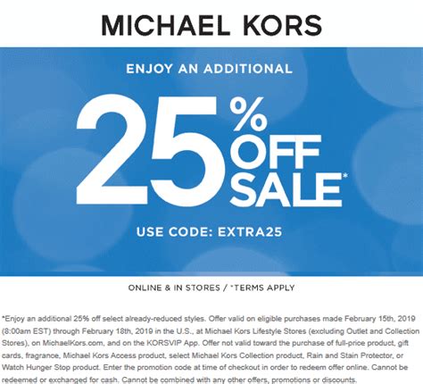 aktionscode michael kors 2021|Michael Kors first order promo code.